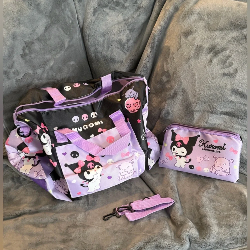 ❤️❤️SANRIO MYSTERY BUNDLE with Kuromi Crossbody Duffle and Pouch